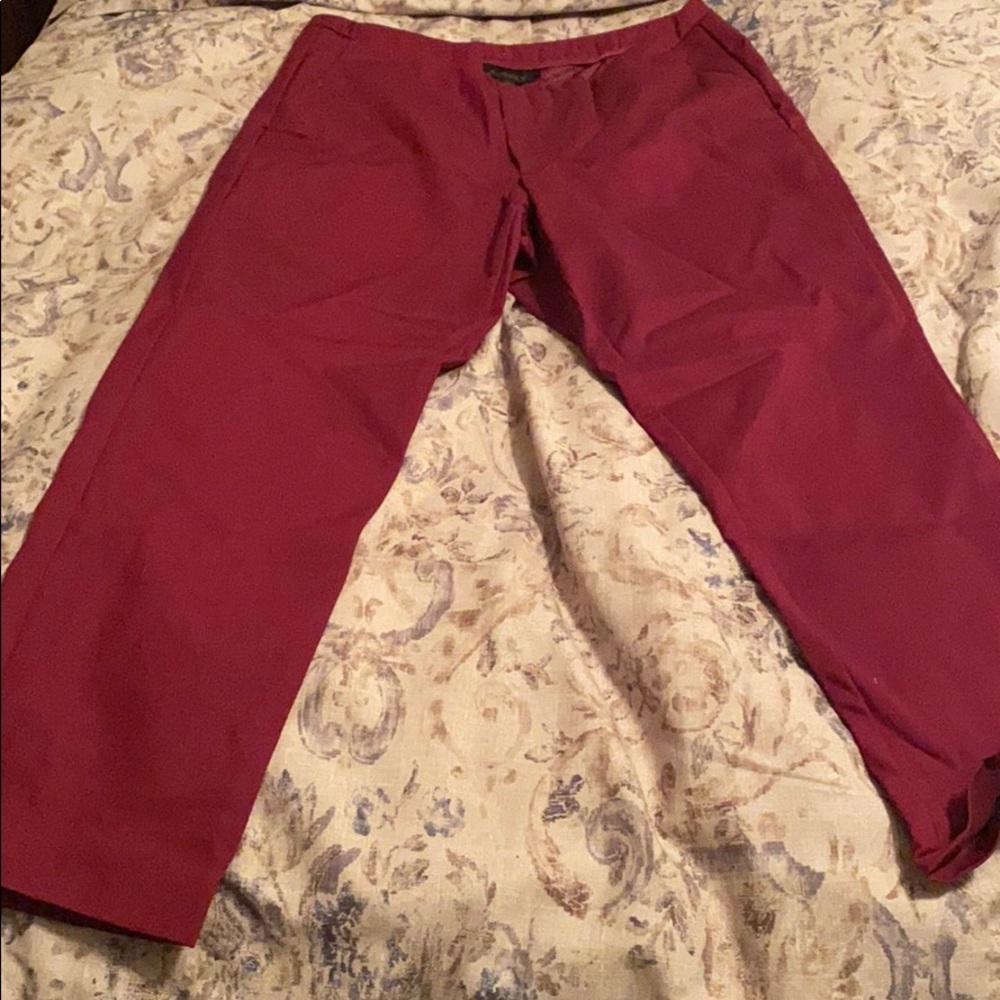 Averly pants 6 maroon